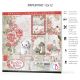 CBL Paper Pad 12x12" - Frozen Roses 12BL