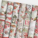 CBL Paper Pad 12x12" - Frozen Roses Patterns 8BL
