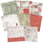 CBL Paper Pad 12x12" - Frozen Roses Patterns 8BL
