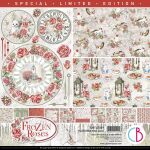 CBL Paper Pad 12x12" - Frozen Roses Patterns 8BL