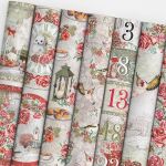 CBL Paper Pad 12x12" - Frozen Roses Patterns 8BL