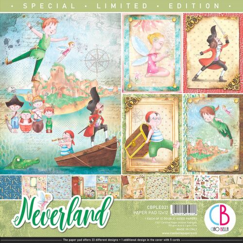 CBL Paper Pad 12x12" - Neverland 12BL