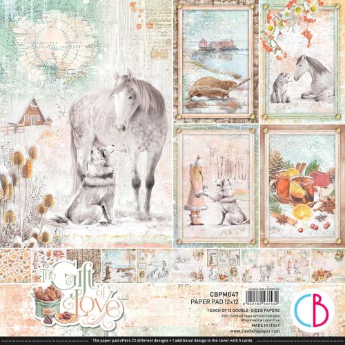 CBL Paper Pad 12x12" - The Gift of Love 12BL