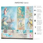 CBL Paper Pad 12x12" - Underwater Love 12BL
