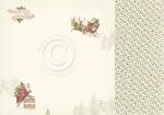 PIO Cardstock - Lets be Jolly Santa Claus is coming