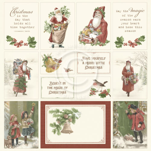 PIO Cardstock - Lets be Jolly Images from the Past