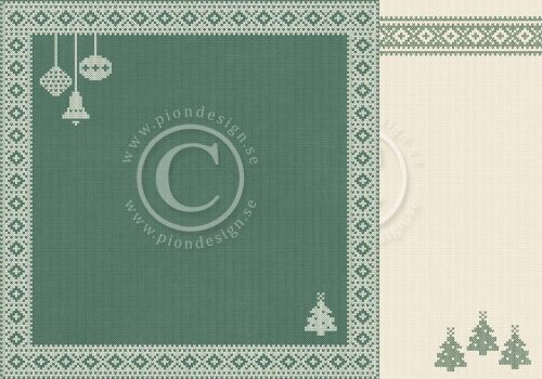 PIO Cardstock - Home for Christmas Knitting Joy