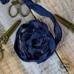 OFR Satin Ribbon - 5 x1,2 m Navy Blue