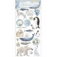 STP Chipboard-Sticker - Arctic Antarctic 15x30 cm