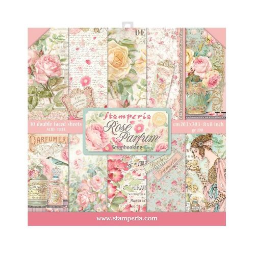 STP Paper Pad 8x8" - Rose Parfum