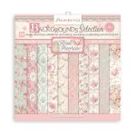 STP Paper Pad 8x8" - Rose Parfum Background