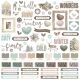 SST Sticker 12x12" - Simple Vintage Winter Woods Combo