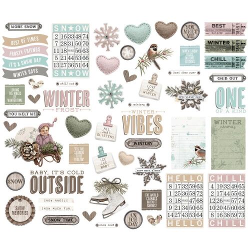 SST Bits & Pieces - Simple Vintage Winter Woods