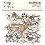 SST Bits & Pieces - Simple Vintage Winter Woods Woodland