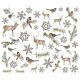 SST Bits & Pieces - Simple Vintage Winter Woods Woodland