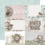 SST Paper Pack 12x12" - Simple Vintage Winter Woods Collection Kit