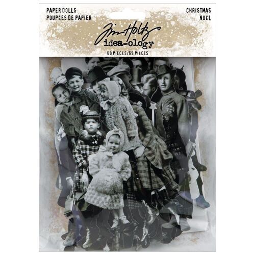 THZ Tim Holtz Ephemera - Christmas Paper Dolls