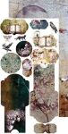 CCL Paper Pack 6"x12" - Junk Journal Set Ominous Marshes