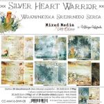 CCL Paper Pack 8"x8" - Silver Heart Warrior