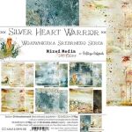CCL Paper Pack 8"x8" - Silver Heart Warrior