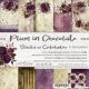 CCL Paper Pack 8"x8" - Plum in Chocolate