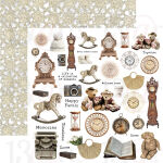 13ARTS Paper Pack 12x12" - Memory Lane 8 Sheets