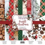 FDC Paper Pack 8x8" - Bright Christmas