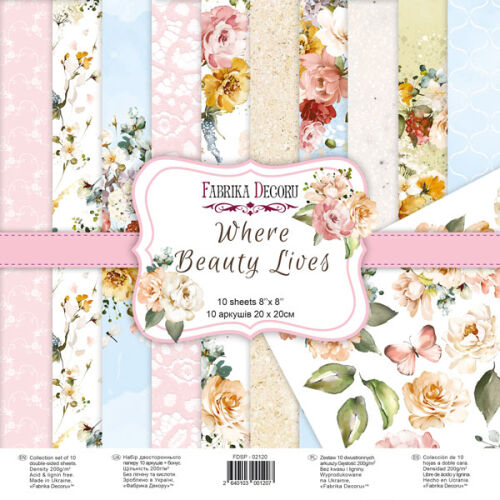 FDC Paper Pack 8x8" - Where Beauty lives