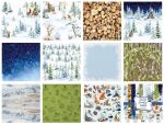 FDC Paper Pack 8x8" - Country Winter
