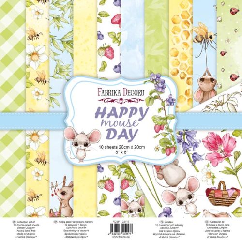 FDC Paper Pack 8x8" - Happy Mouse Day