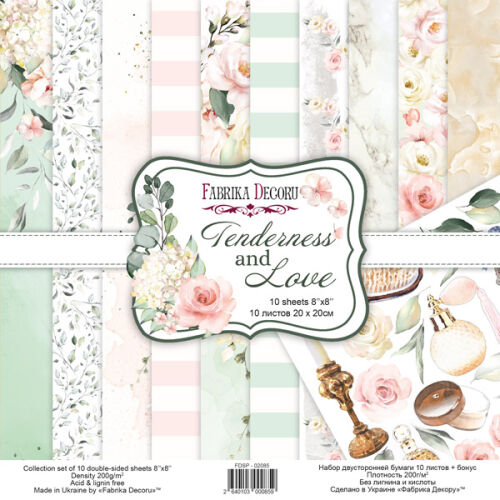 FDC Paper Pack 8x8" - Tenderness and Love