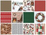 FDC Paper Pack 12x12" - Bright Christmas