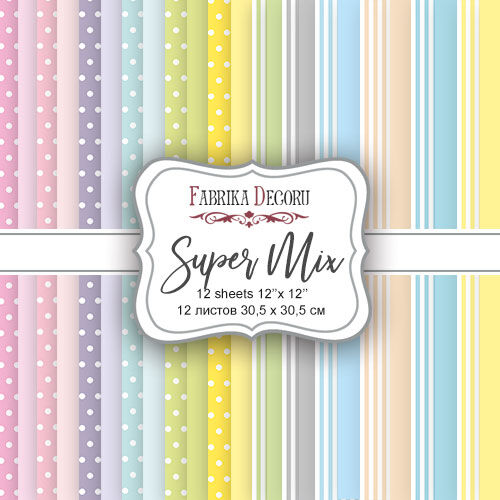 FDC Paper Pack 12x12" - Super Mix