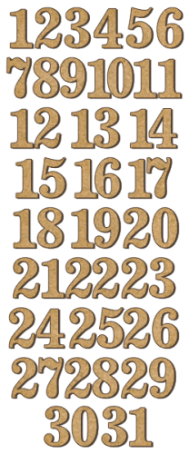 FDC Laserstanzteile MDF - Zahlen