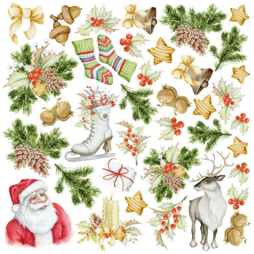 FDC Cut-Out Sheet 8"x8" - Awaiting Christmas