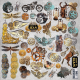 FDC Cut-Out Sheet 12"x12" - Grunge & Mechanics