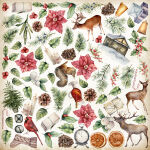 FDC Cut-Out Sheet 12"x12" - Winter Wonders