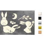 FDC Chipboard Set - Sweet Bunny