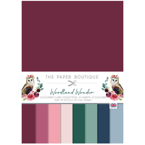 TPB Coloured Card Collection A4 - Woodland Wonder