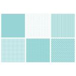 TPB Paper Pad 8x8" - Perfect Partners Mint & White