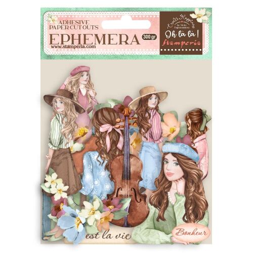 STP Ephemera - Create Happiness Oh lá lá Girls & Flowers