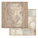 STP Paper Pad 12x12" - Vintage Library Maxi Background