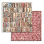 STP Paper Pad 12x12" - Vintage Library Maxi Background