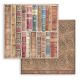 STP Paper Pad 12x12" - Vintage Library Maxi Background