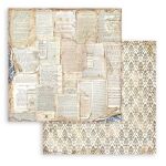 STP Paper Pad 8x8" - Vintage Library Backgrounds