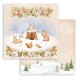 STP Paper Pad 8x8" - Romantic Winter Valley
