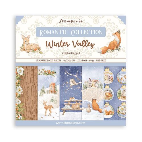 STP Paper Pad 12x12" - Romantic  Winter Valley