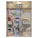 THZ Tim Holtz Idea-Ology Collage Strips 1.5"X6"