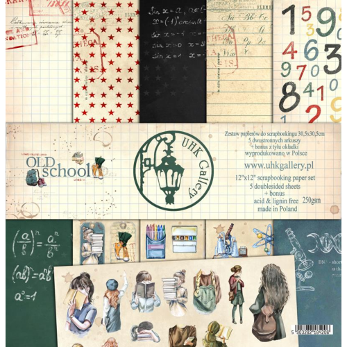 UHK Paper Pack 12x12" - Old School