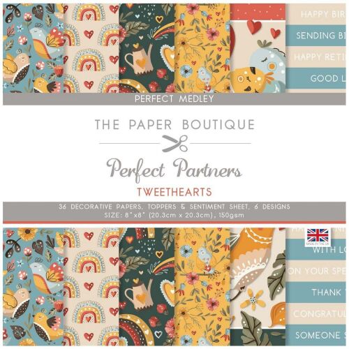 TPB Paper Pad 8x8" - Perfect Partners Tweethearts